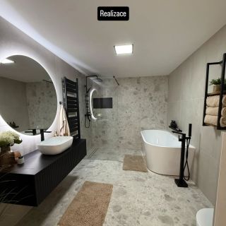 REALIZACE x VIZUALIZACE Dnes vám cheme ukázat už jednu hotovou koupelnu, jejíž návrh a vizualizace vznikla u nás ve...